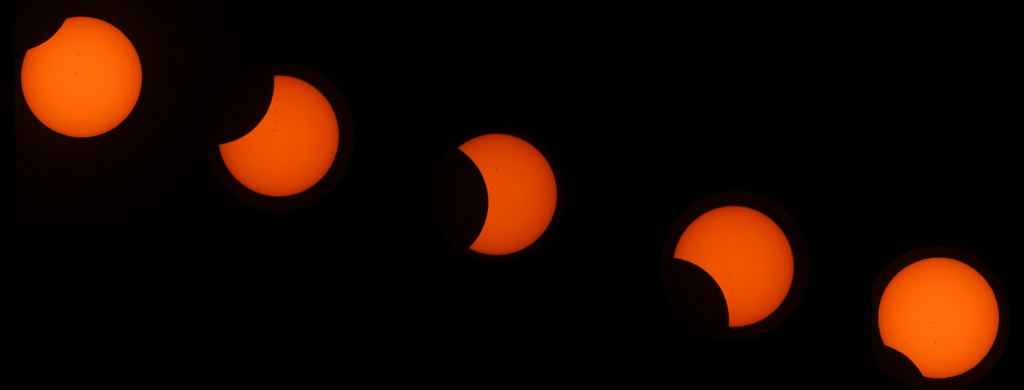 Phases of a solar eclipse