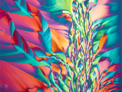 Birefringent Chemical Droplet