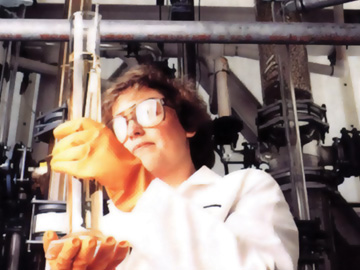 Woman in lab