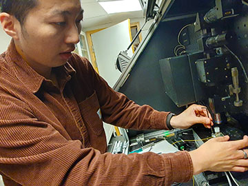 Printing Tiny Sensors on Fiber Tips