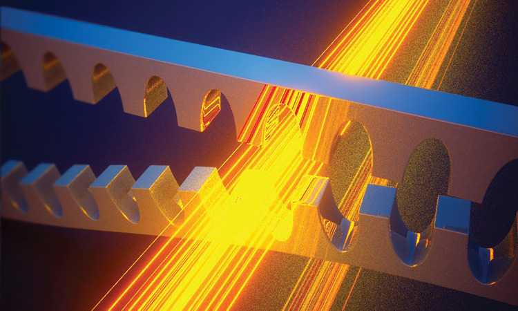 Artist view of light-sound interaction