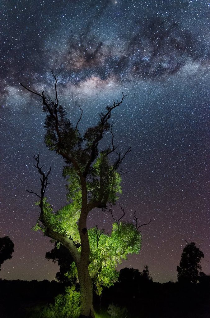 The galactic center of the Milky Way 