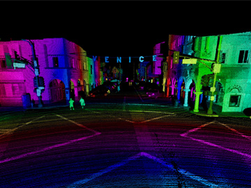 Lidar point cloud image